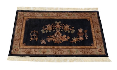 A Silk Chinese Carpet Chinese