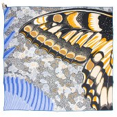 A SILK SCARF, HERMéS A silk sc