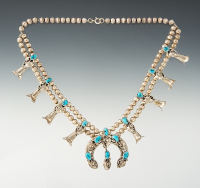 A Silver and Turquoise Child Size