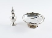 A SILVER BOWL AND A SILVER SUG