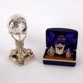 A silver bowling trophy, JR, G