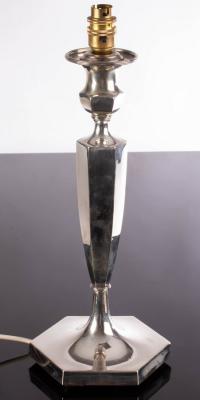A silver candlestick, Sheffield