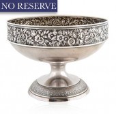 A SILVER CENTERPIECE BOWL, HOW