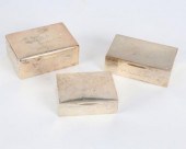 A silver cigarette box, AEN, L