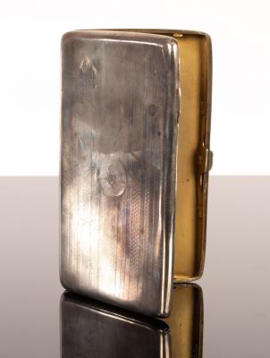 A silver cigarette case, JG Ltd.,