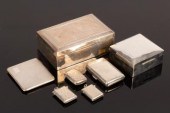 A silver cigarette case, Willi