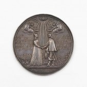 A silver commemorative medal f