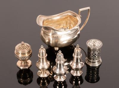 A silver cream jug, Birmingham