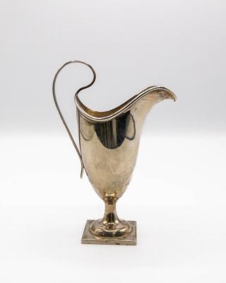 A silver cream jug, Henry
