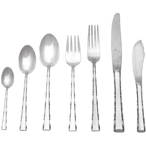 A Silver Flatware Set in the