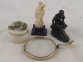 A silver gilt French portable