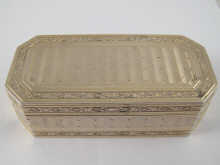 A silver gilt presentation box