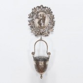 A Silver Holy Water Font Itali