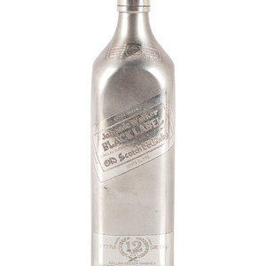 A Silver Johnnie Walker 'Black