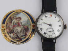 A silver lady's wrist watch c. 1915
