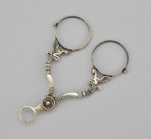 A Silver Lorgnette Hallmarked