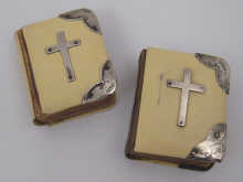 A silver mounted prayer book