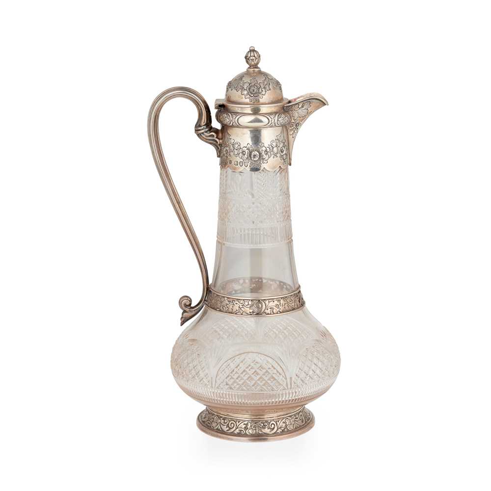 A SILVER MOUNTED VICTORIAN CUT