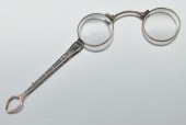 A Silver Niello Lorgnette Mark