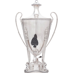 A Silver-Plate Coffee Urn Height