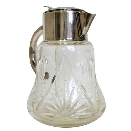 A Silver-plate Mounted Etched and