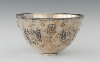 A Silver Plated Bowl after a