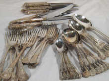 A silver plated canteen