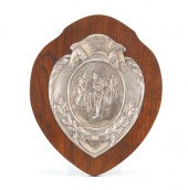 A Silver Plated Cricket Trophy