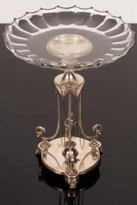 A silver plated table