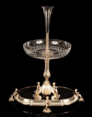 A silver plated table