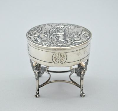 A Silver Powder Box, Hanau, ca.