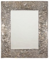 A SILVER REPOUSSé MIRRORA silv