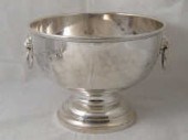 A silver rosebowl Birmingham 1
