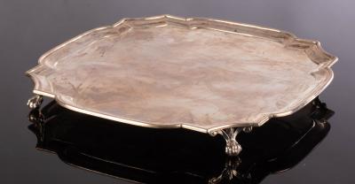 A silver salver, Jay, Richard