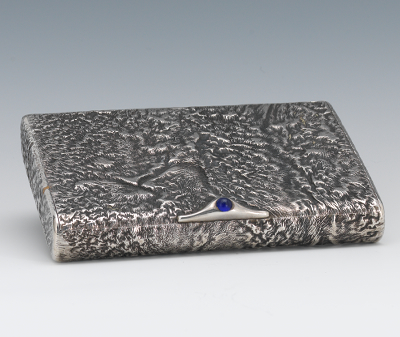 A Silver Samorodok Cigarette Case