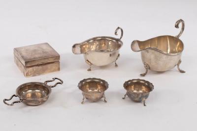 A silver sauce boat, Asprey &