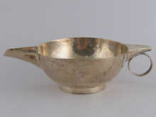 A silver sauceboat Birmingham