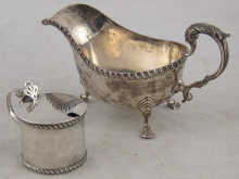 A silver sauceboat Chester 1935 and
