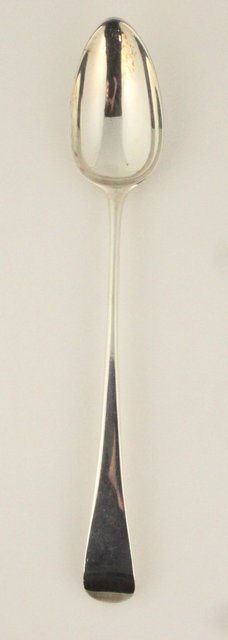 A silver serving spoon London