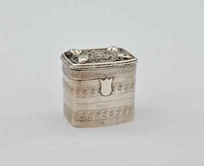 A Silver Snuff Box, Dutch, ca. 1860
