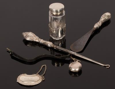 A silver sovereign case, WBL,