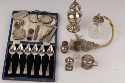 A silver sugar caster, Birmingham