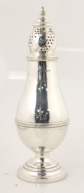 A silver sugar caster Chester