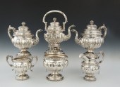 A Silver Tea and Coffee Servic