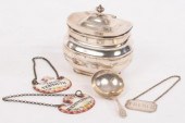 A silver tea caddy, Sheffield