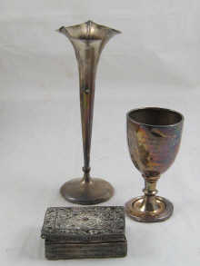 A silver trophy cup Birmingham 1959