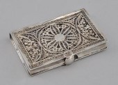 A Silver Wire Miniature Box wi