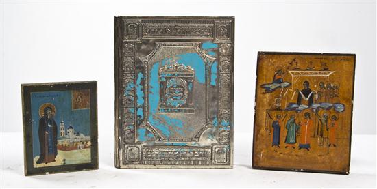 A Silvered Metal Bound Copy of