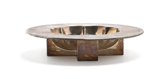 A Silverplate Footed Bowl Michael