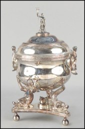 A SILVERPLATE HOT WATER URN. R